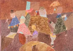 Sem Título by Thomaz Ianelli, 1976, têmpera sobre tela, offered May 2021