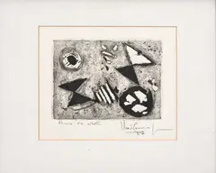 Figuras Geométricas by Iberê Camargo, 1967, água-forte, offered Mar 2021