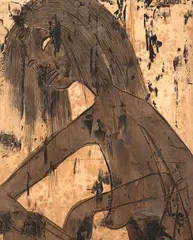 Figura Feminina by Bernard Bouts, óleo sobre placa, offered Mar 2021