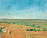 José Moraes, Vila Saraiva, 1977, óleo sobre tela