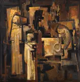 Sem Título by Dario Mecatti, óleo sobre tela, offered Mar 2021