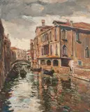Oswaldo Teixeira, Veneza, óleo sobre tela