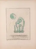 Max Ernst, Invitation Au Bapteme D‘une Gidouille, litografia
