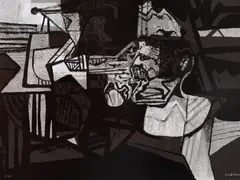 Roberto Burle Marx, Sem Título, 1978, guache sobre papel