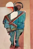 Cangaceiro by Aldemir Martins, 1967, nanquim e aquarela sobre papel, offered Mar 2021