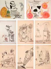 Série Biblica by Gerda Brentani, técnica mista sobre papel, offered Mar 2021