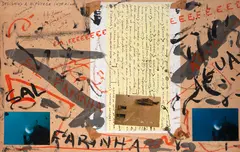 Designio a Hipótese Inferior by Artur Barrio, 2000, nanquim, fotografias, aquarela e colagem sobre cartão, offered Mar 2021