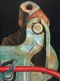 Glauco Pinto de Moraes, Engate Liberto, 1982, óleo sobre tela