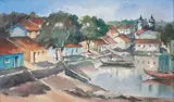 Jenner Augusto, Av. Beira Mar, 1982, óleo sobre tela