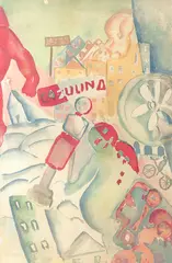 Série Suíte Pernambucana "Cazulina" by Cícero Dias, litografia, offered Mar 2021