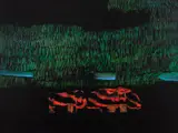 Samuel Szpigel, Hipopótamos 2, 1974, acrílica sobre placa