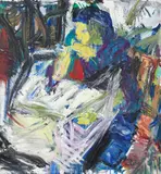 Antonio Helio Cabral, Figura no Bar, óleo sobre tela