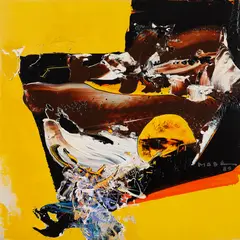 Sem Título by Manabu Mabe, 1991, acrílica sobre tela, offered Mar 2021
