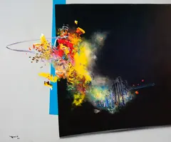 Sem Título by Yugo Mabe, óleo sobre tela, offered Mar 2021