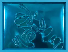 Série Volver 3 by Jaques Faing, 2019, termoplástico pet, madeira, esmalte e vidro, offered Mar 2021