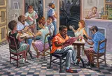 Sérgio Vidal, Boemia, 2019, acrílica sobre tela