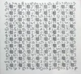 León Ferrari, Sem Título, 1986, heliografia sobre papel