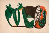 Anna Bella Geiger, Fruto I, 1972, guache sobre papel