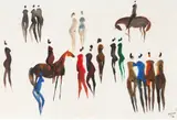Carybé, Cavalo e Mulheres