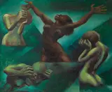 Antonio Gomide, Aceitação, óleo sobre tela