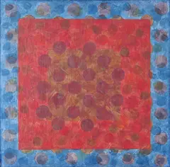 Geométrico by Hermelindo Fiaminghi, óleo sobre tela, offered Mar 2021