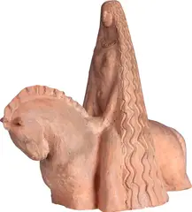 Mulher a Cavalo by Vasco Prado, escultura em terracota, offered Mar 2021