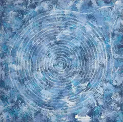 Sem Título by Tomie Ohtake, 1991, óleo sobre tela, offered Mar 2021