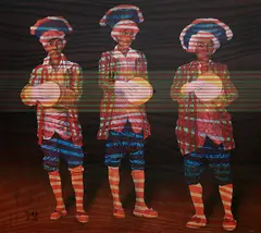 Sem Título by Mário Gruber, 1972, óleo sobre madeira, offered Mar 2021