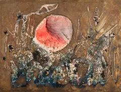 Sem Título by Antônio Bandeira, 1959, guache sobre papel, offered Mar 2021