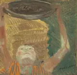 Peneirando Café by Candido Portinari, 1956, óleo sobre madeira, offered Mar 2021