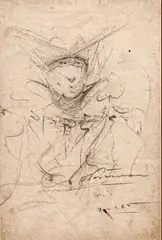 Figura by Candido Portinari, grafite sobre papel, offered Mar 2021
