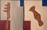 Leonilson, Os Instrumentos de Trabalho, 1985, acrílica sobre tela