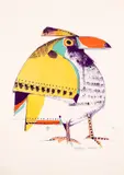 Tucano by Aldemir Martins, 1985, serigrafia, offered Dec 2020