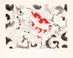 Sem Título by Aldemir Martins, serigrafia, offered Dec 2020