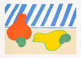 Cajús by Aldemir Martins, 1986, serigrafia, offered Dec 2020