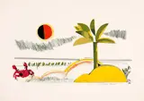 Aldemir Martins, Carangueijo, 1985, serigrafia