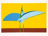 Aldemir Martins, Pássaro, serigrafia