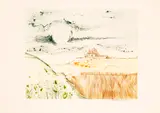 Aldemir Martins, Paisagem, 1992, litogravura
