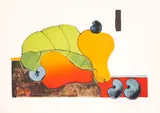 Aldemir Martins, Cajús, 1986, serigrafia