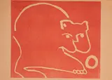Aldemir Martins, Gato, 2000, serigrafia