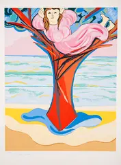 Menina sob a Árvore by Cícero Dias, serigrafia, offered Nov 2020