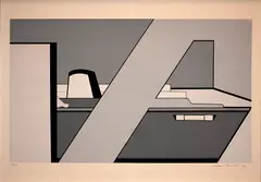 Sem Título by Wanda Pimentel, 1970, serigrafia, offered Nov 2020