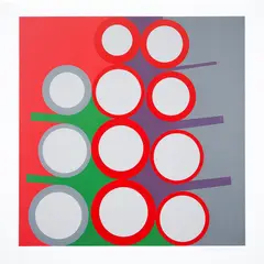 Composição Colorida by Judith Lauand, serigrafia, offered Nov 2020