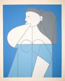 Milton Dacosta, Figura Feminina, serigrafia