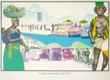 Glauco Rodrigues, O estado da Guanabara (1960-1975), 1979, litogravura