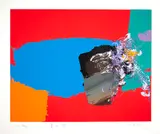 Manabu Mabe, Abstrato, 1987, serigrafia