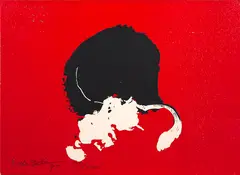 Abstrato by Manabu Mabe, 1975, serigrafia, offered Nov 2020