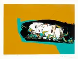 Manabu Mabe, Abstrato, 1985, serigrafia