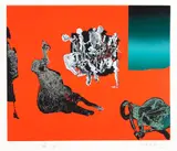 Manabu Mabe, Abstrato, 1988, serigrafia