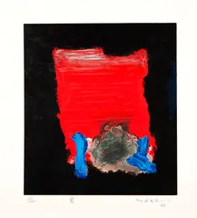 Abstrato by Manabu Mabe, 1993, serigrafia, offered Nov 2020